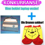 Sommerkonkurranse! Vinn heklet laptop veske + Ole brumm sokker! Sommerkonkurranse! Vinn heklet laptop veske + Ole brumm sokker!
