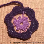 Heklet blomst til 1. advent Heklet blomst til 1. advent