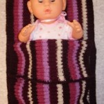 Lage Sovepose i Patentstrikk Til Babyborn Dukke Lage Sovepose i Patentstrikk Til Babyborn Dukke