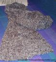 Strikke Skjerf med Lue i chenille Strikke Skjerf med Lue i chenille